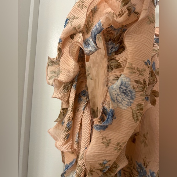 Petal & Pup Pink Floral Off-Shoulder Blouse - Picture 5 of 10